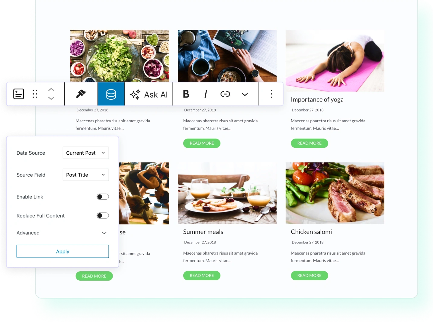 Home 10 Dynamic Content Elements